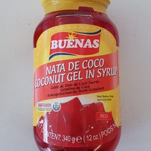 Buenas Nata De Coco (Red) Coconut Gel 340g