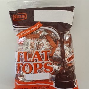 Ricoa Flat Tops Milk Chocolate 150g