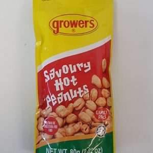 Growers Savoury Hot Peanuts 100g