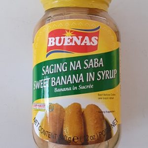 Buenas Saba Sweet Banana In Syrup 340g