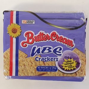 Butter Cream Ube Crackers 10x25g