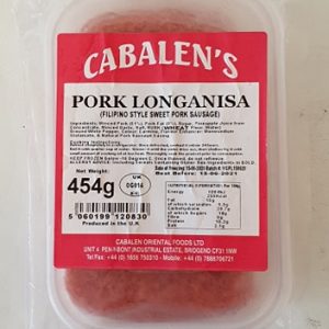 Cabalen’s Pork Longanisa 454g