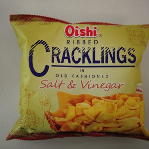 Oishi Ribbed Cracklings Salt & Vinegar