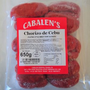 Cabalen’s  Pork Chorizo De Cebu 650g