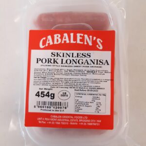 Cabalen’s Skinless Pork Longanisa 454g