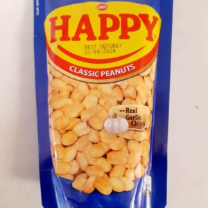 Happy Classic Peanuts With Real Garlic Chips 100g