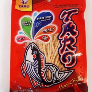 Taro Brand Fish Snack Hot Chilli 52g BEST BEFORE 12/22