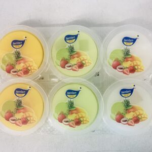 TENTEN Mixed Fruit Jelly Pudding With Coconut 6x80g