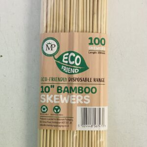 ECO Friend 10” Bamboo Skewers (100 Skewers) Length 250mm