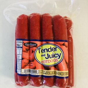 Mandheys Tender and Juicy Hotdogs Jumbo Cheese